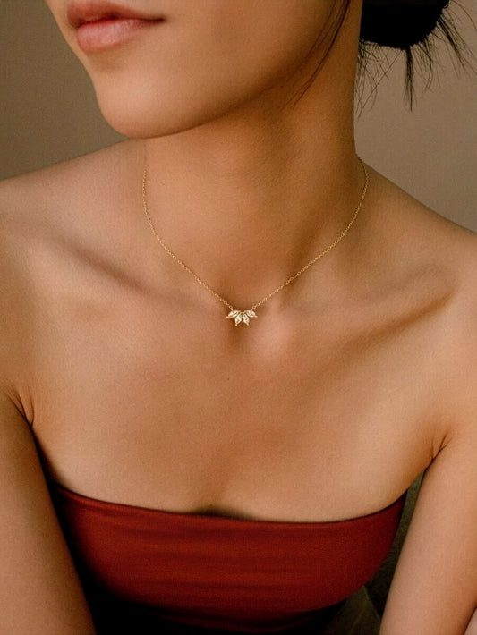 Celeste Petal Necklace