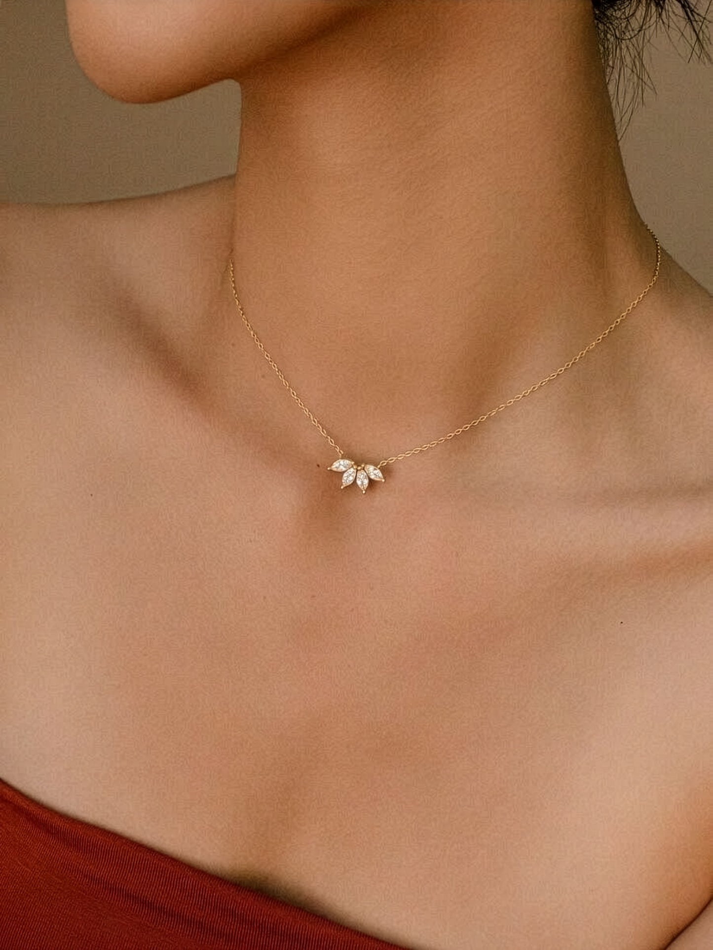 Celeste Petal Necklace